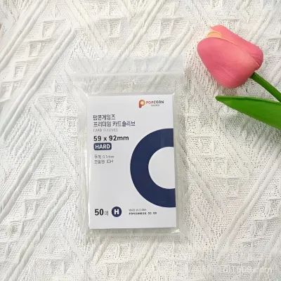 Small Card Film Sleeves Transparent Photocard Sleeve Protector 50PCS for Collectibles Display 卡膜套