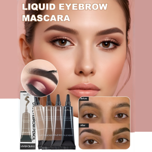 Waterproof Liquid Eyebrow Tint Gel 24-Hour Long Lasting Smudge-Proof Brow Cream High Pigment Semi-Permanent Eyebrow Makeup