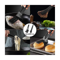 Silicone Kitchen Tongs Spatula Tongs Set with Stainless Steel Core for BBQ Clamp, Flipping Fish, Fried Steak Clamp. 