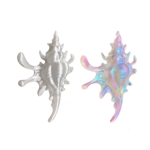 Aesthetic Metal Conch Hair Claw For Women Girls Fashionable Hairpin Accessories Strong Hold Hair Clip for Beach Party