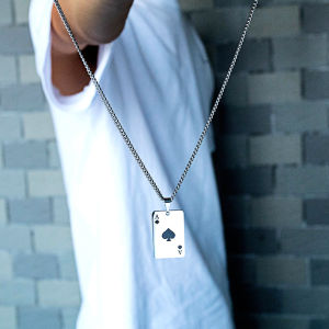 The Ultimate Guide to Men's Titanium Ace Pendant Necklace