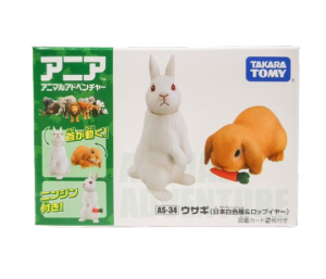 Mô Hình Thỏ Trắng Takara Tomy Ania AS-34 Rabbit (Chính Hãng Nhật Bản)