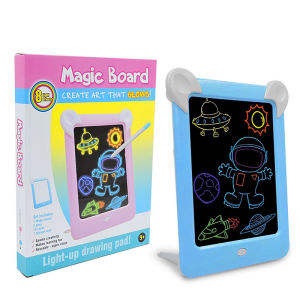 10inch Light up Drawing Board Magic Drawing Pad Glow in Dark with Light Educational Toy for Kids Painting Board Doodle Board Christmas gift