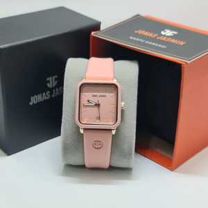 Jam Tangan Wanita Jonas Jasmin 2251 Analog Persegi Original Tanggal Rubber