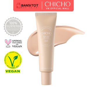 CHICHO Sheer Glow BB Cream 30ml - Full Coverage SPF 20 Natural Finish Vegan Friendly