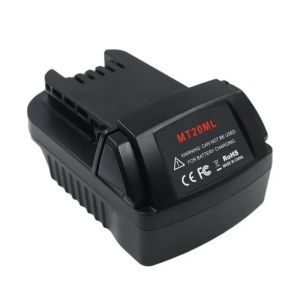 New MT20ML Battery Adapter Converter for Milwaukee 18V Cordless Power Tools for Makita 18V Li-Ion Battery Accessories Black