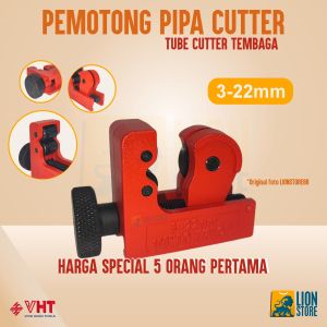 VHT TUBE CUTTER PIPA TEMBAGA TC-128 ALAT PEMOTONG PIPA AC | PEMOTONG PIPA TEMBAGA TC-128 Copper Pipe Cutter Kecil Praktis 3–22 mm