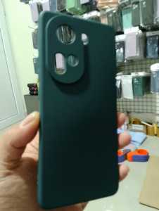 Oppo Reno 11 5G Soft Case Suede Microfiber Square Tali Lanyard Silikon Casing Handphone