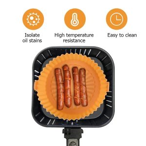 Air fryer silicone baking pan