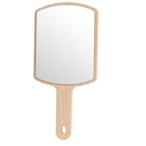 ERYRG Single-Sided Makeup Mirror with Handle Creative Portable Handheld Mirror Easy To Carry with Hanging Hole Cosmetic Mirror Home Decor