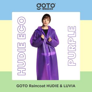 Goto Hudie Luvia Raincoat Jas Hujan Ponco Kelelawar Jumbo Pria Wanita