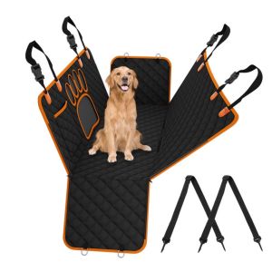 UNQIN Scratch Proof Dog Car Seat Cover Dirt Resistant Waterproof Car Pet Mat Durable Oxford Fabric Pet Rear Seat Cushion Car Travel