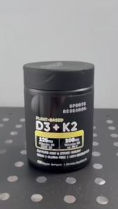 Thực Phẩm Bảo Vệ Sức Khoẻ Sports Research Plant-Based D3 + K2 160 viên - - Hỗ trợ hệ miễn dịch khỏe mạnh tăng sức đề kháng. - Cải thiện chức năng cơ bắp. - Có thể hỗ trợ sức khỏe tim mạch.