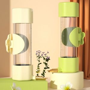 FDGED 200มล. ตู้น้ำนกแก้ว ป้องกันการรั่วซึม ถอดออกได้ ที่ให้น้ำนก ที่แขวนแขวน กันลื่น ขวดน้ำดื่มอัตโนมัติ อุปกรณ์เสริมสำหรับสัตว์เลี้ยง