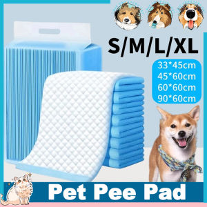 Disposable Pet Pee Pads Leakproof High Absorbency Quick-Dry for Puppy Dog Potty Training Bamboo Charcoal Deodorant Urine Pad