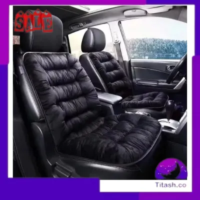 Bantal Sandaran 2 In 1 Alas Duduk Jok Mobil Premium / Alas Kursi Duduk Tempel Mobil Empuk