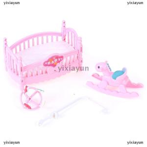 [COD] yixiayun Doll bed Trojan horse baby room miniature play scene props