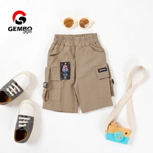 "Celana Cargo Anak 2-9 tahun - Celana Anak Laki-laki Cargo Pendek Katun Stretch Melar - Gembo Kids "