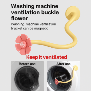 Home washing machine ventilation bracket support clips