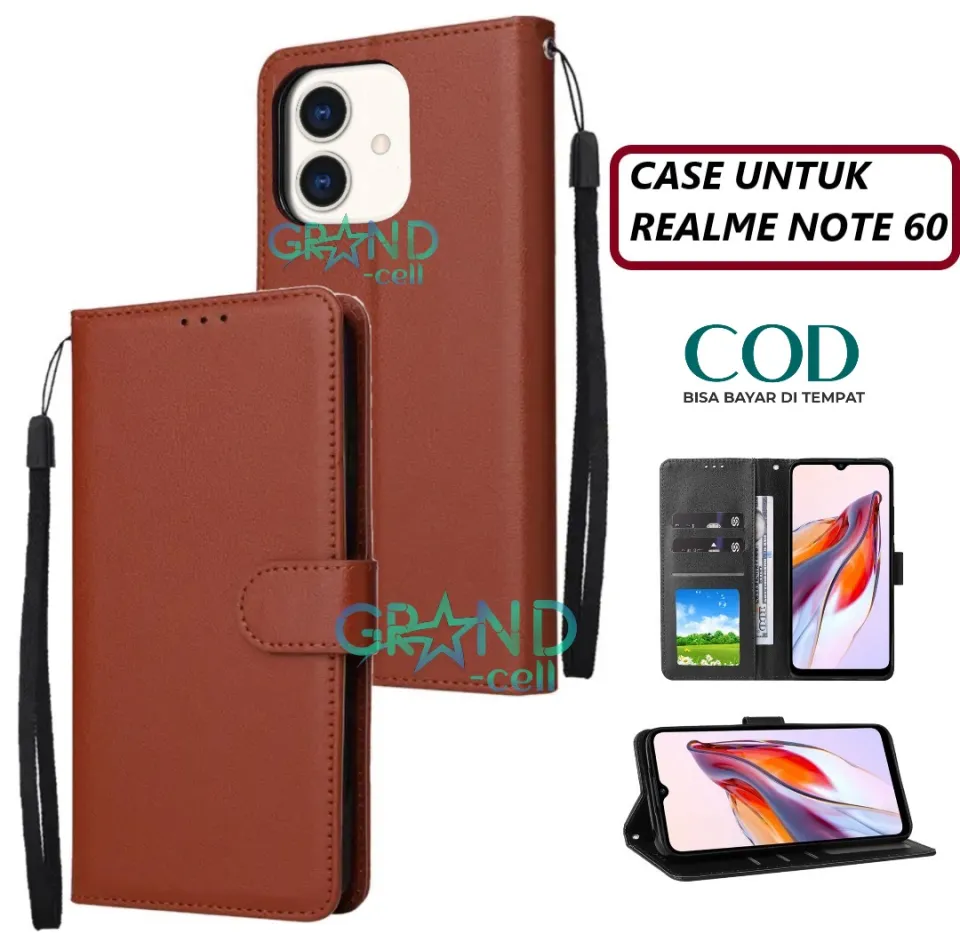 case hp for REALME NOTE 60 Premium flip wallet Flip case Magnet