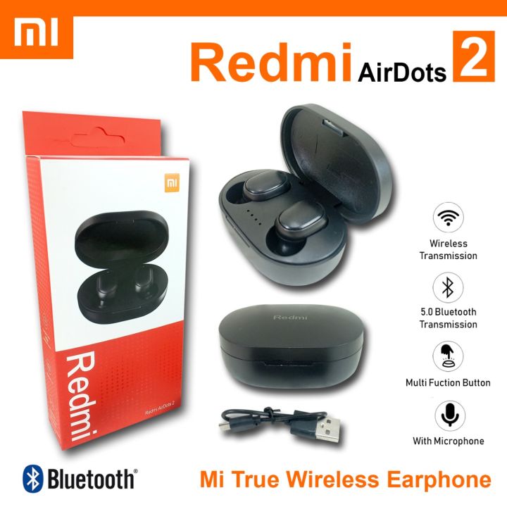 Xiaomi Redmi Airdots TWS Headset Wireless Bluetooth Redmi