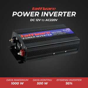 Power Inverter Mobil Pure Sine Wave Taffware DC 12V to AC 220V 1000W - NBQ1000W