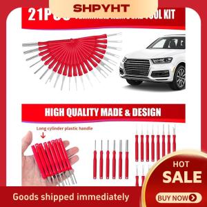 SHPYHT✨ 21Pcs Car Terminal Removal Tool Kit Auto Electrical Connector Pin Extractor Wire Crimp Removal Tool For Wiring Harness Repair