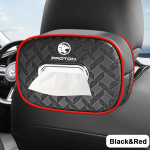 High-capacity Car Interior Tissue Box Kleenex Storage Bag Accessories For Proton X50 Saga Persona X70 Iriz Exora X90 S70 Wira Waja Ertiga Preve Satria