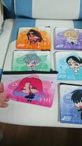 Alien Stage Mizi Sua Ivan Till Hyuna Luka Coin PurseCute Cartoon Zipper Girls Coin Wallet USB Cable Bag Key Wallets birthday gift