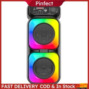 Outdoor Bluetooth Karaoke Speaker with Microphone Portable Sound System for Parties and Travel