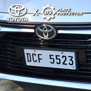 Toyota Vios Plate Protector D3 Premium Quality (PAIR) Made In Taiwan