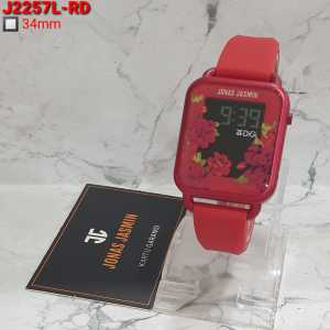 Jam Tangan Wanita Jonas Jasmin 2257 Digital Persegi Original Rubber