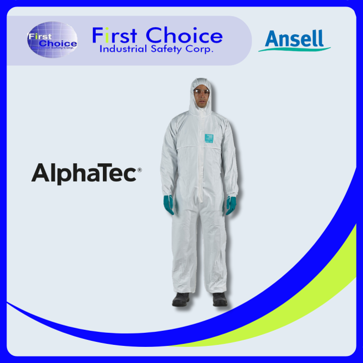 Disposable Coverall AlphaTec 2000 STANDARD Type 5/6 Protection LARGE ...