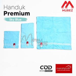 HANDUK MERAH PUTIH HANDUK POLOS KECIL / SEDANG / BESAR
