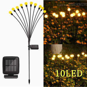 Light Color Changing Solar Firefly Light Floor Lamps Solar Lawn Decorative Lights
