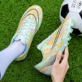 Professional Soccer Shoes Adult Children Low Top Long Spikes Soccer Shoes Men Women Outdoor Fashion Soccer Boots Futsal Boots. 