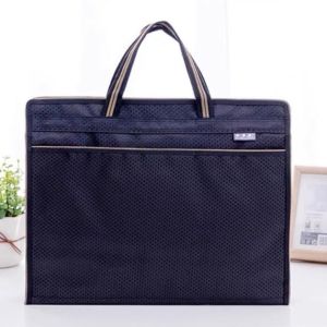 Document Tote Bag with Double Zipper Business Student Bag File Folder Bag