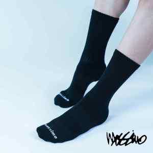 Mossimo Socks - Thick Sports Socks Crew Midcalf Bamboo Socks Antimicrobial Hypoallergenic Men & Women (3 Pairs) 016SC