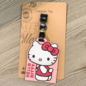 Tag Bagasi Kartun Cartoon Luggage Tag Silicone Suitcase Tag Travel Bag Name Tag Baggage Accessories