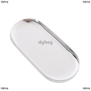 [COD] dgheg Nordic Style Dining Plate Stainless Steel Dessert Plate Nut Fruit Cake Tray