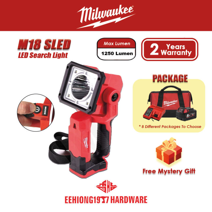 MILWAUKEE M18 SLED LED Search Light M18SLED SOLO SLED 0 M18SLED 0