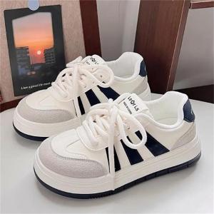 Hot sales รุ่นQ91 รองเท้าแฟชั่นหญิง รองเท้าผ้าใบผู้หญิง ดีไซน์เกาหลี ส้นแบน พื้นหนา แฟชั่นทันสมัย ใส่เที่ยวใส่ทำงานได้ ไซส์35-42 นุ่มสบาย