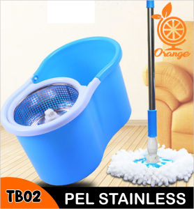 Spin mop serbaguna alat pembersih lantai 1 set pel dan 2 pcs kain pel MURAH