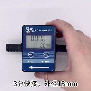 Fluidmeter Counter 30-1200L/H Flow Sensors DN10 Hall Effect Sensors Water Oil Flow Meter Flow Measuring Instrument