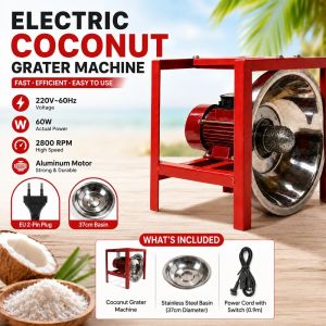CHUANGCHAO Heavy Duty 14HP Coconut Grater Machine Kayuran NG Niyog Commercial Grade Coconut Shredder Easy To Operat