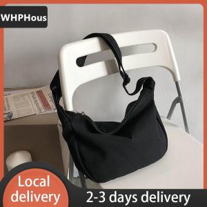 [COD] WHPHous Ship within 24 hours Canvas Crossbody Bag Large Capacity Hip-Hop Street Style For Both Men And Women