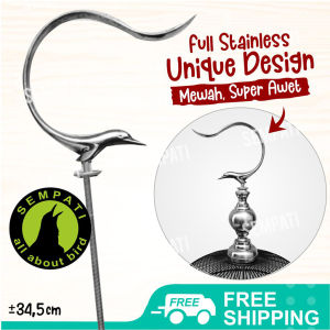 SEMPATI Gantungan Sangkar Burung Murai Kotak Lovebird Besi Motif Lumba-Lumba Gantungan Kandang Love Bird Branjangan Dll GLUMBA