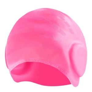 Quickly Fit Nonslip Silicone Swimming Caps Ear Protections Sport Training Accessory Fashion Swim Caps Silicone Texture