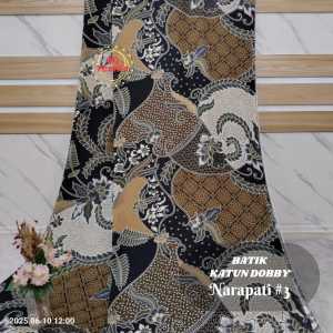 [0.5 METER] Batik Katun Dobby & Silk Dobby  [Batik Pria Batik Wanita Batik Couple Keluarga] Lebar 1.15 Meter