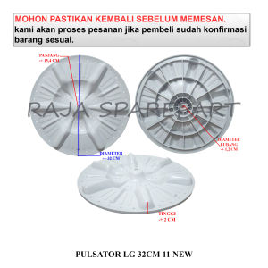 PL32N PUTARAN BALING-BALING MESIN CUCI / PULSATOR LG 32CM GIGI 11 NEW